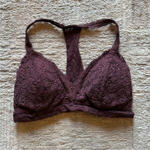 Lace Bralette in Deep Purple